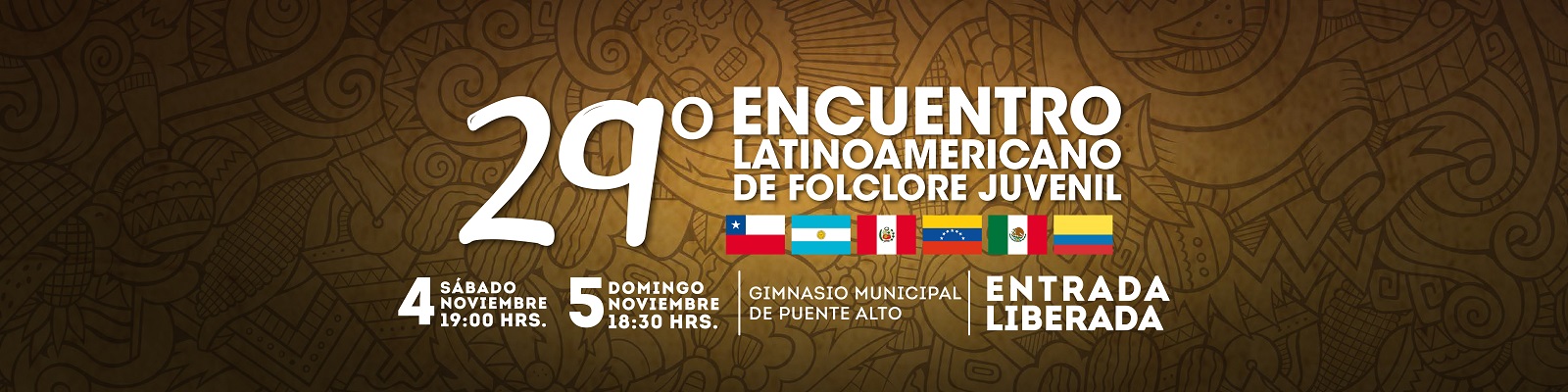 Todos invitados al 29º Encuentro Latinoamericano de Folclore Juvenil 2017.